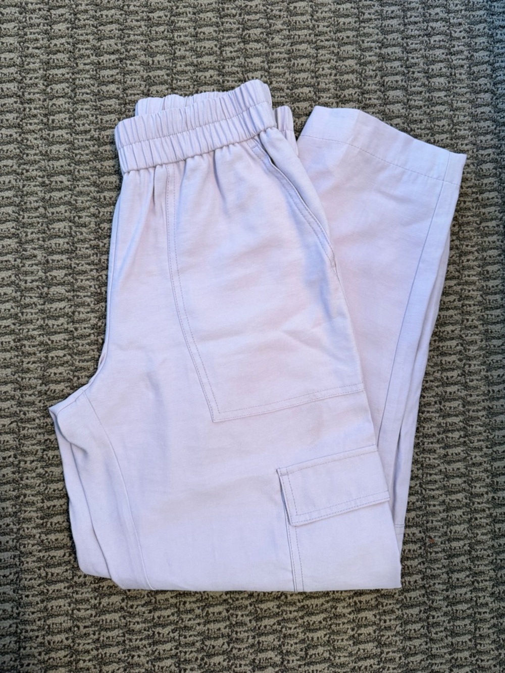 Women XS Lilac Cargo Jogger Pants